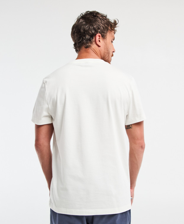 T-Shirt Made In France French Apéro Ecru Coton Bio - La Gentle Factory