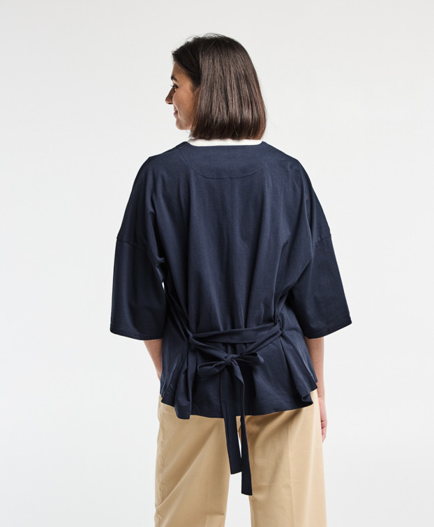 Veste Made In France Bio Kim Bleu - La Gentle Factory
