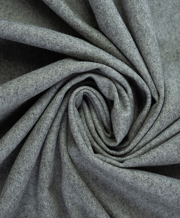 Coupon Lainage gris chiné - La Gentle Factory