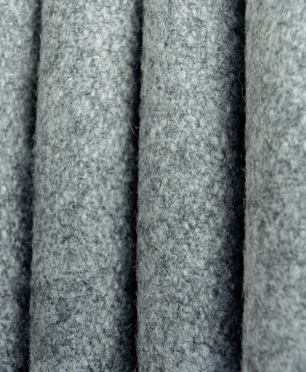 Coupon Lainage gris chiné - La Gentle Factory