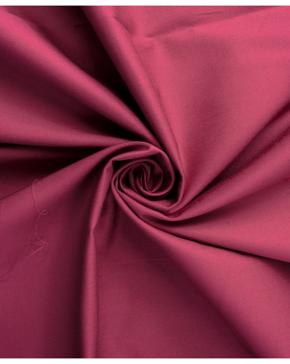 Sergé rouge framboise