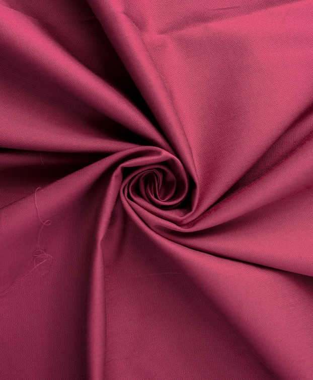 Coupon Sergé rouge framboise - La Gentle Factory
