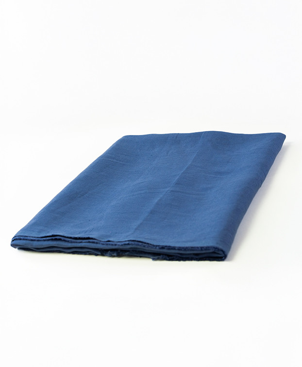 Toile bleue en lin