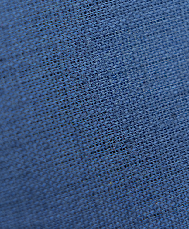 Toile bleue en lin