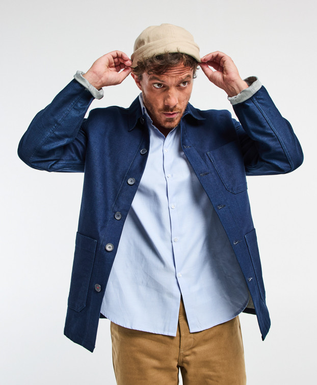 Veste de travail Valéry - La Gentle Factory - Vue devant veste ouverte