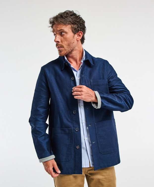 Veste de travail Valéry - La Gentle Factory - Vue devant veste fermée
