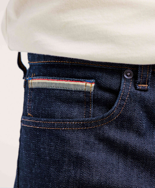 Jean Stone Homme Ajusté Made In France Coton Bio Antoine - La Gentle Factory