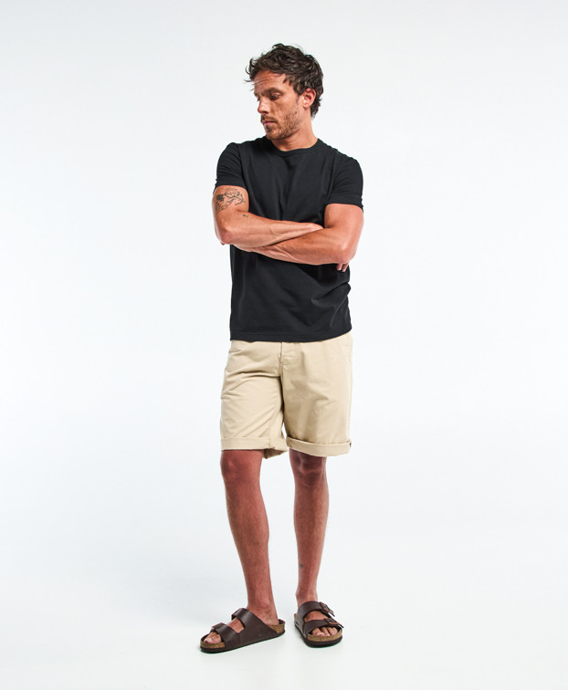 Tee-shirt Augustin noir - Vue plein pied
