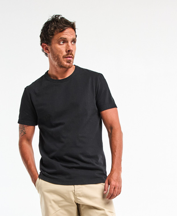 Tee-shirt Augustin noir - Vue de face