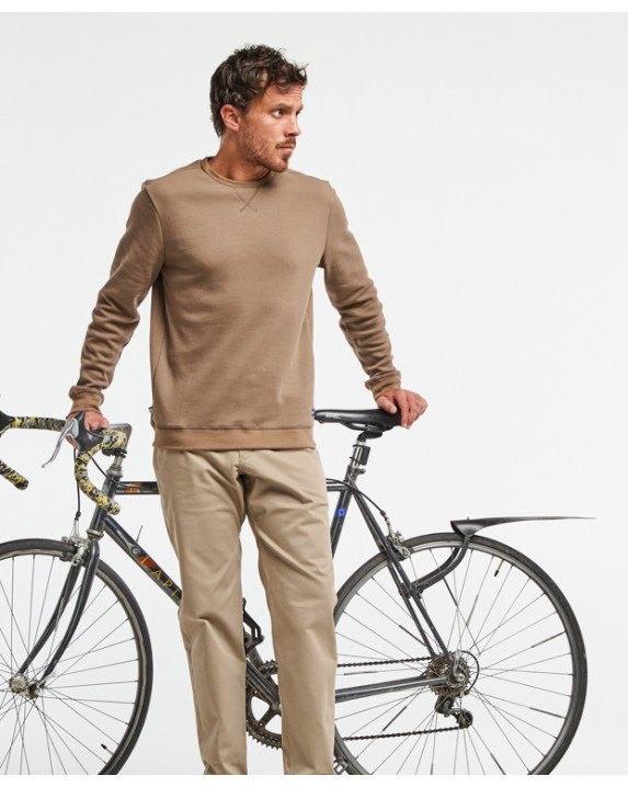 Sweat Paul piqué marron en...