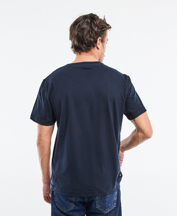 Tee-shirt Barthélémien "french apéro" marine en coton bio - La Gentle Factory