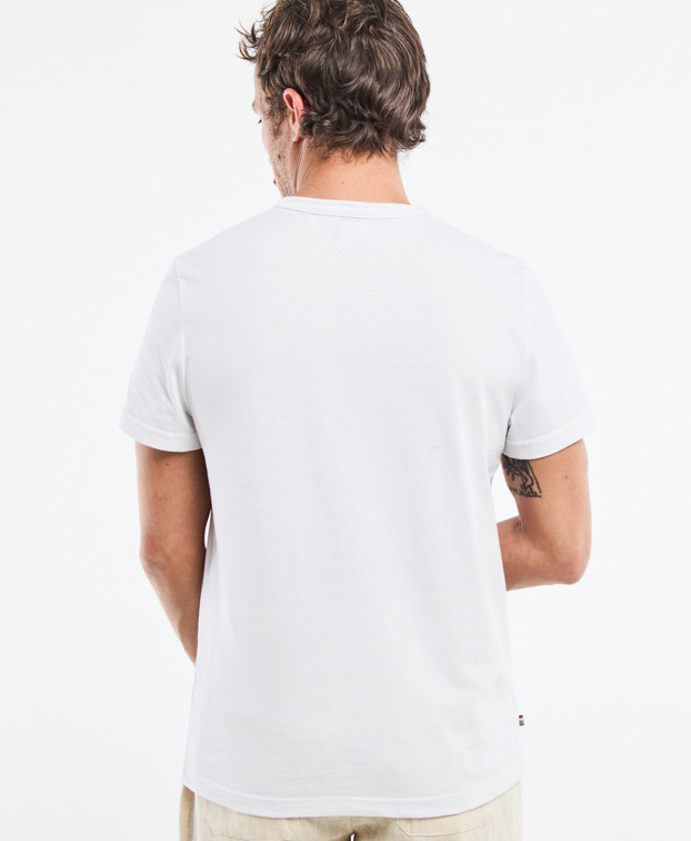 Tee-shirt Augustin blanc bio - dos