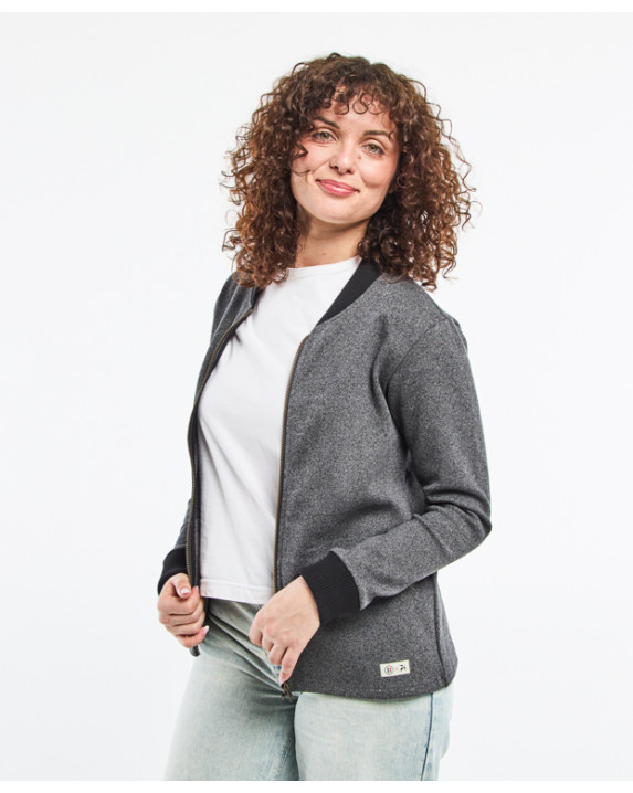 Veste Vanette grise recyclée - face