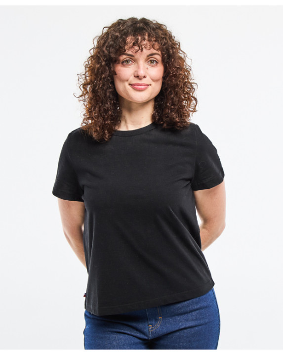 Tee-shirt Augustine recyclé Noir - face