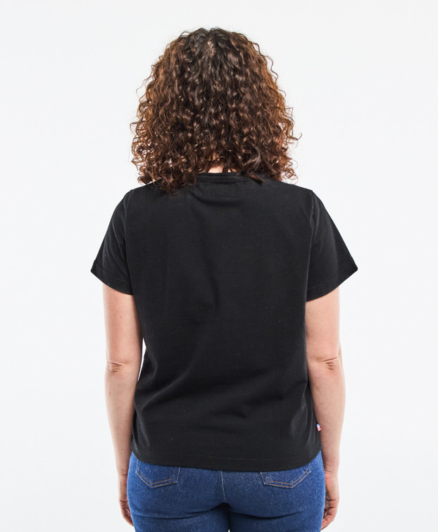 Tee-shirt Augustine recyclé Noir - dos