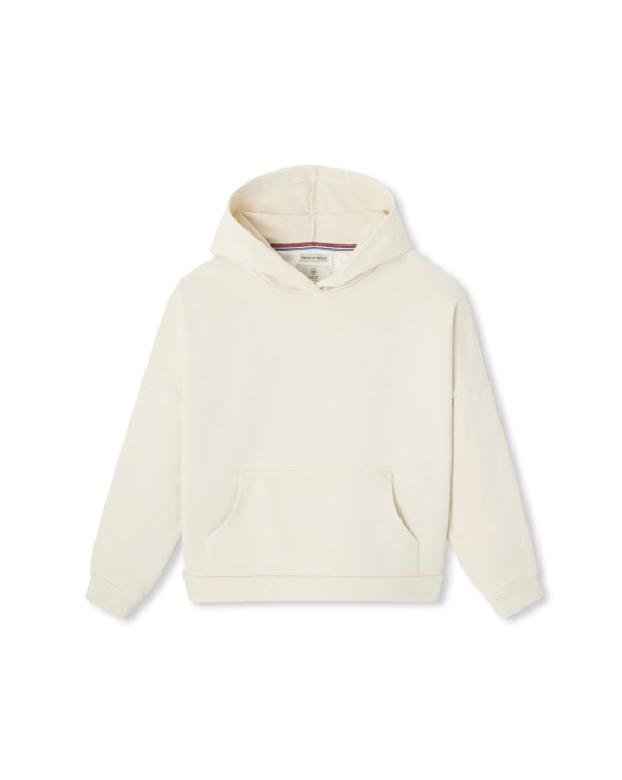 Sweat à capuche Celia écru foncé - La Gentle Factory - packshot