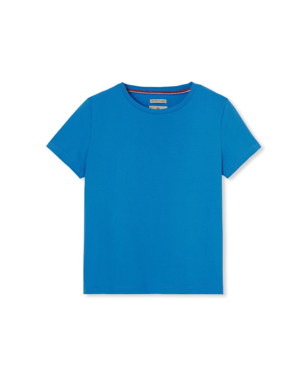 Tee-shirt Ida azur - La Gentle Factory - vue de face