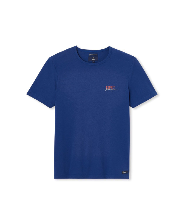 Tee-shirt Philibert bleu recyclé - packshot