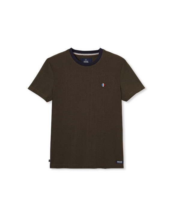 Tee-shirt Tristan kaki recyclé - packshot