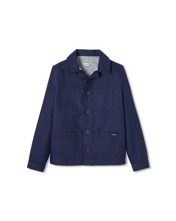 Veste de travail Valentine brut en coton bio - La Gentle factory - packshot