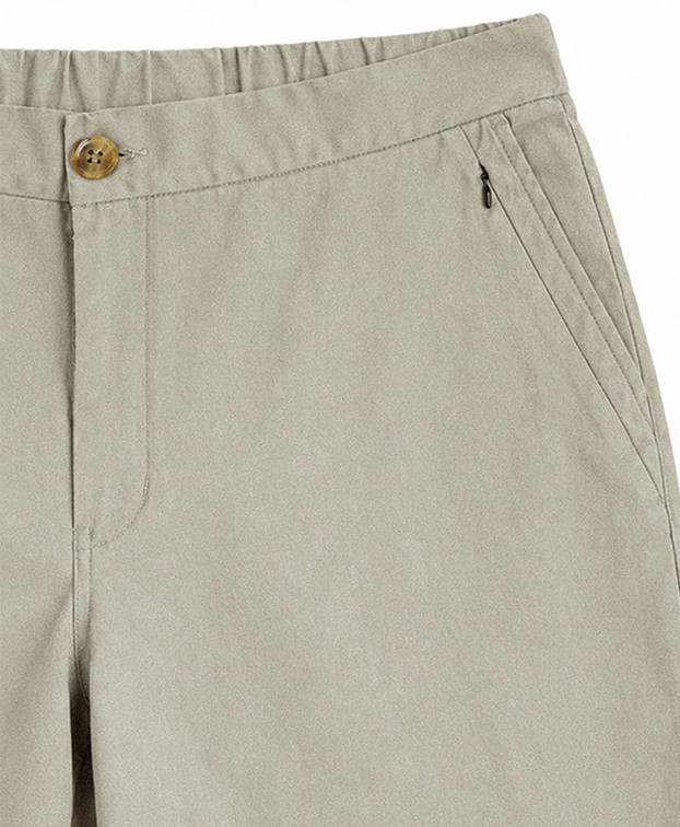 Short Siméon Coton beige Made in France - La Gentle Factory