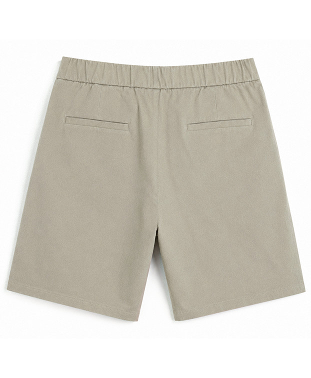 Short Siméon Coton beige Made in France - La Gentle Factory