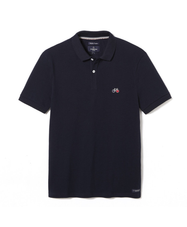 Polo Homme Coton Maille Piquée Blanc Made In France - La Gentle Factory
