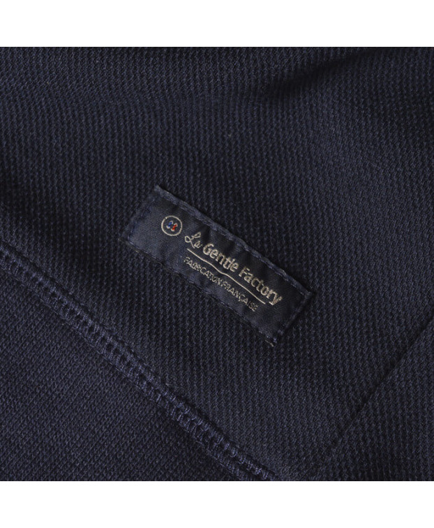 Sweat Paul bleu marine recyclé - La Gentle Factory - Zoom vignette Sweat Paul bleu marine recyclé - La Gentle Factory - Zoom vignette