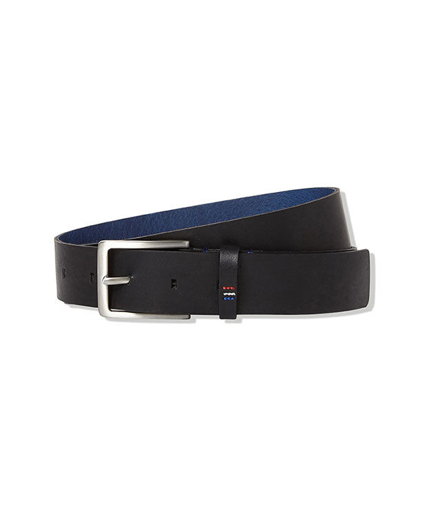 Ceinture Célian bleu marine foncé vue aplat - La Gentle Factory Ceinture Célian bleu marine foncé vue aplat - La Gentle Factory