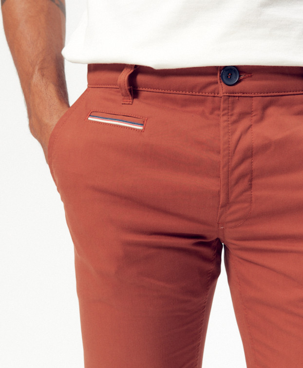 Chino Carlos rouille - Zoom poche Chino Carlos rouille - Zoom poche