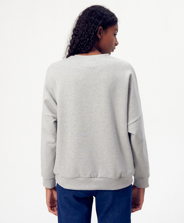 Sweat Anaïs gris - Vue dos Sweat Anaïs gris - Vue dos