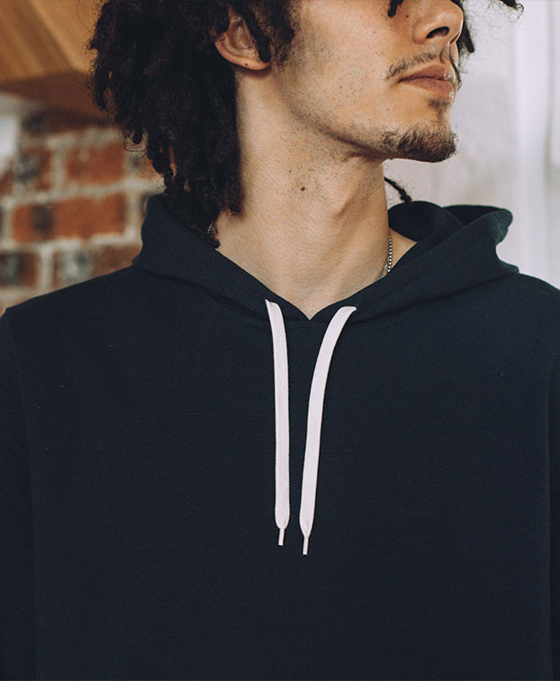 Sweat Honoré - Vue zoom devant Sweat Honoré - Vue zoom devant