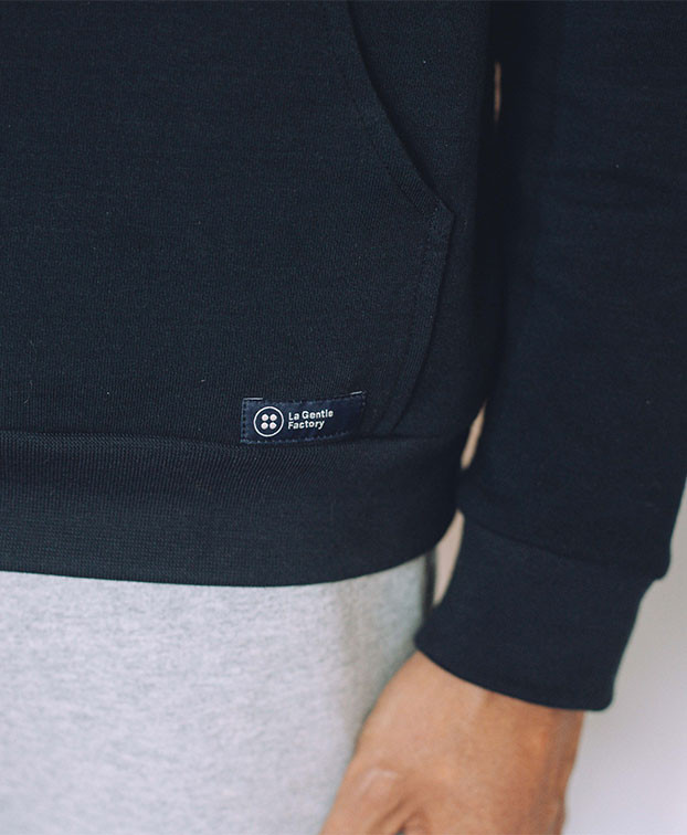 Sweat Honoré - Zoom étiquette Sweat Honoré - Zoom étiquette