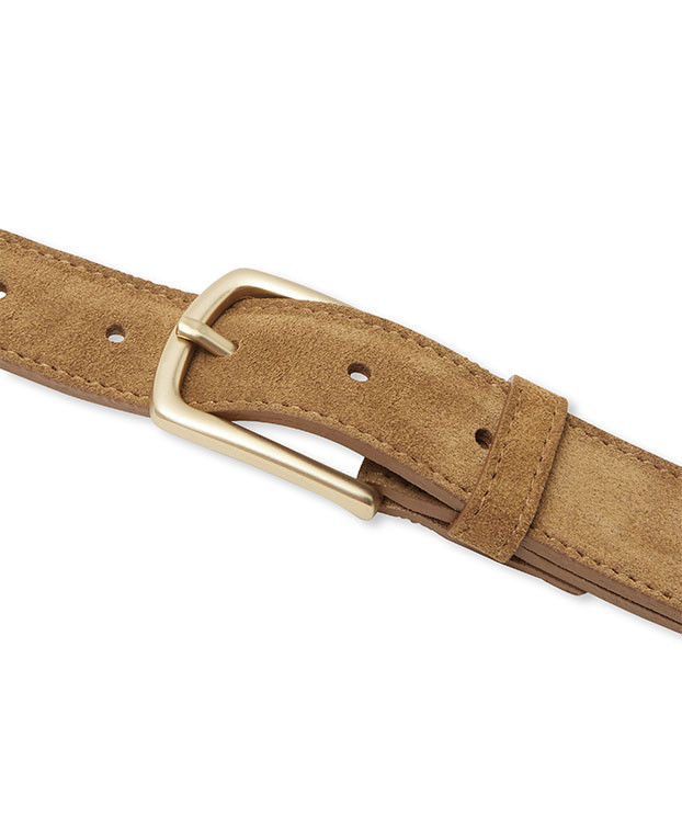 Ceinture Coralie marron - Zoom boucle Ceinture Coralie marron - Zoom boucle