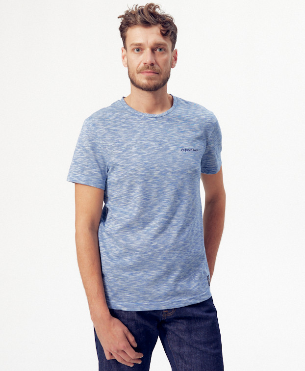 Tee-shirt Baptiste brodé "French Touch" - Vue devant Tee-shirt Baptiste brodé "French Touch" - Vue devant