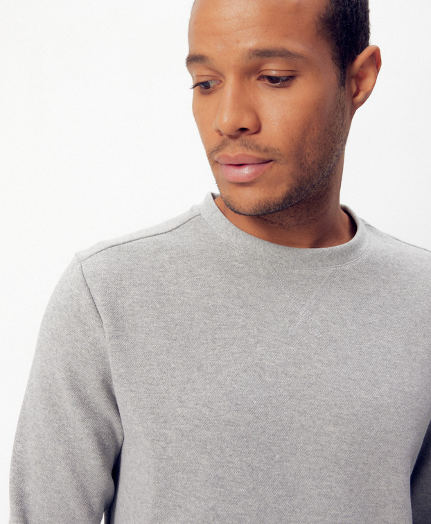 Sweat Bastien gris - La Gentle Factory - Vue devant zoom Sweat Bastien gris - La Gentle Factory - Vue devant zoom
