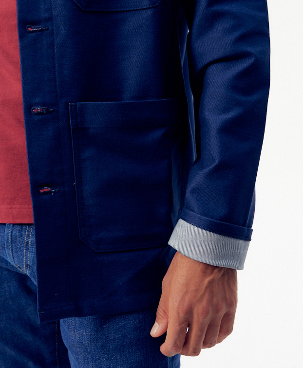 Veste de travail Valéry - La Gentle Factory - Zoom manche Veste de travail Valéry - La Gentle Factory - Zoom manche