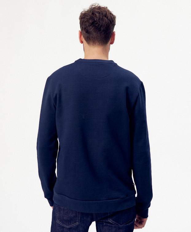 Sweat David "Gentleman" bleu - La Gentle Factory - Vue dos Sweat David "Gentleman" bleu - La Gentle Factory - Vue dos