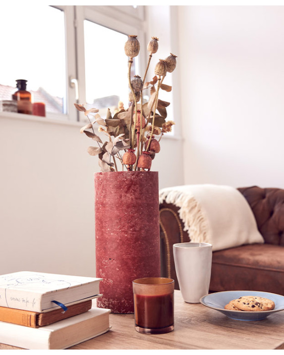 Vase Noé Médium recyclé rouge - La Gentle Factory