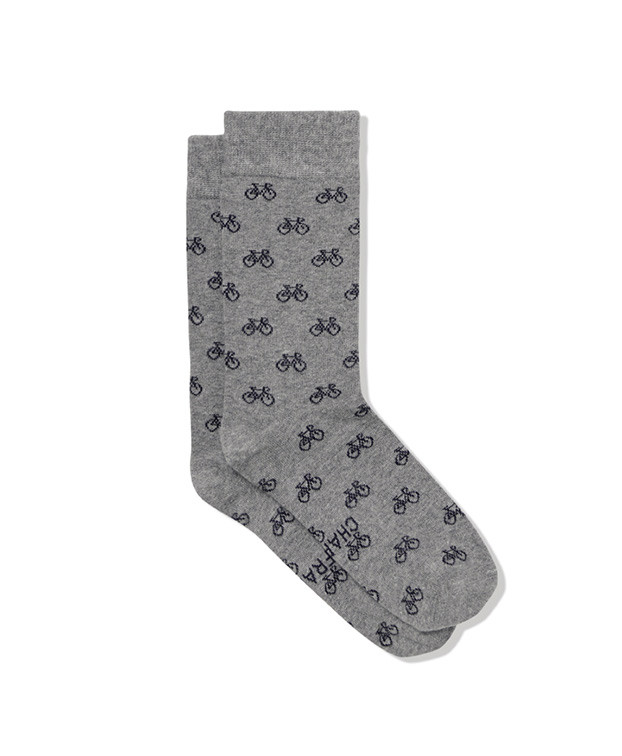 Chaussettes Caspar grises recyclées - La Gentle Factory - Vue à plat Chaussettes Caspar grises recyclées - La Gentle Factory - Vue à plat