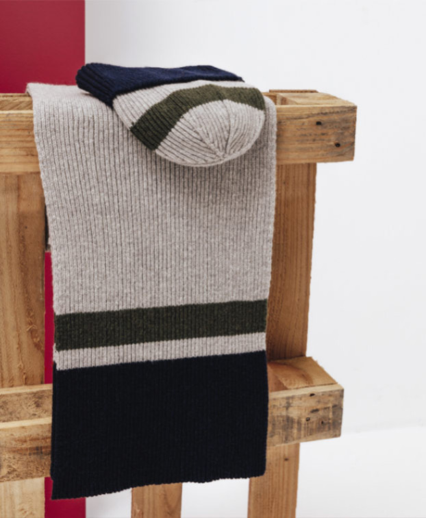 Bonnet en laine gris recyclé - La Gentle Factory - Vue pack Bonnet en laine gris recyclé - La Gentle Factory - Vue pack