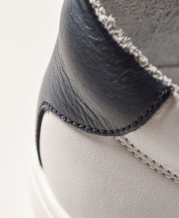 Sneakers Cyprien blanches - La Gentle Factory - Vue zoom arrière
