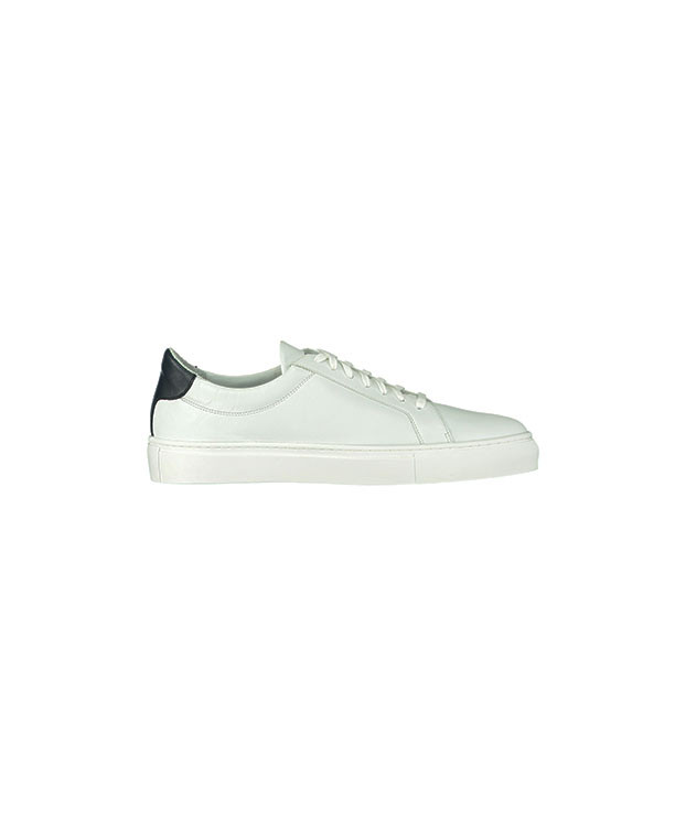 Sneakers Cyprien blanches - La Gentle Factory - Vue a plat