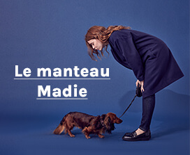 Le manteau Madie, collaboration avec Edie Grim