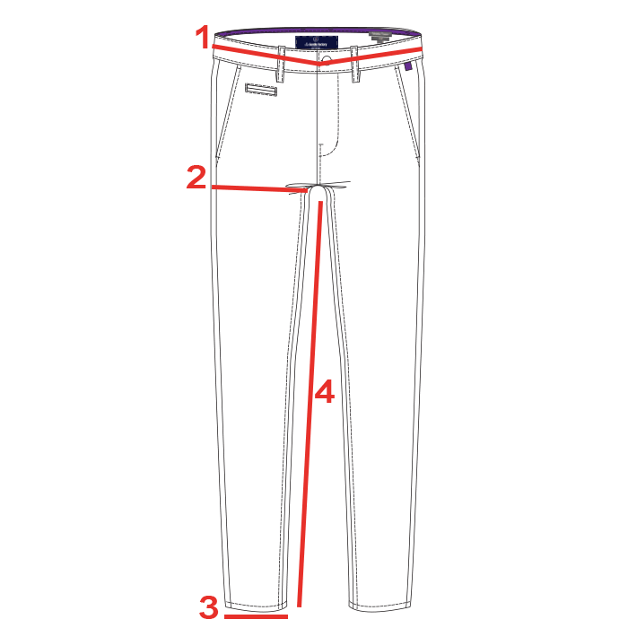 CROQUIS GUIDE TAILLES CHINO HOMME