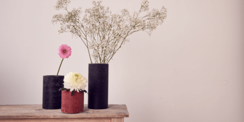 Le Premier vase en coton recyclé made in France