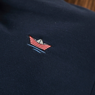 Sweat homme Benoît brodé bateau