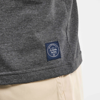 Détails du tee-shirt Baptiste brodé vélo