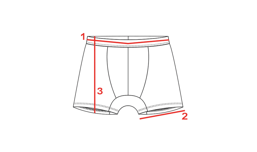 CROQUIS GUIDE TAILLES BOXER HOMME