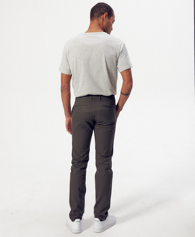 Pantalon Made In France Homme Chino Carlos Kaki - La Gentle Factory